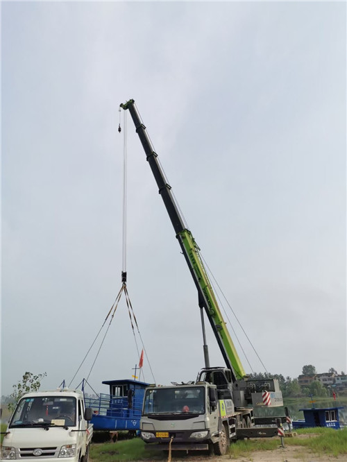 富源县桥梁建设吊装案例